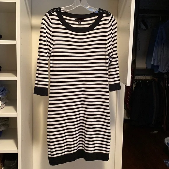 cream knit off the shoulder dress Avinci main image 1